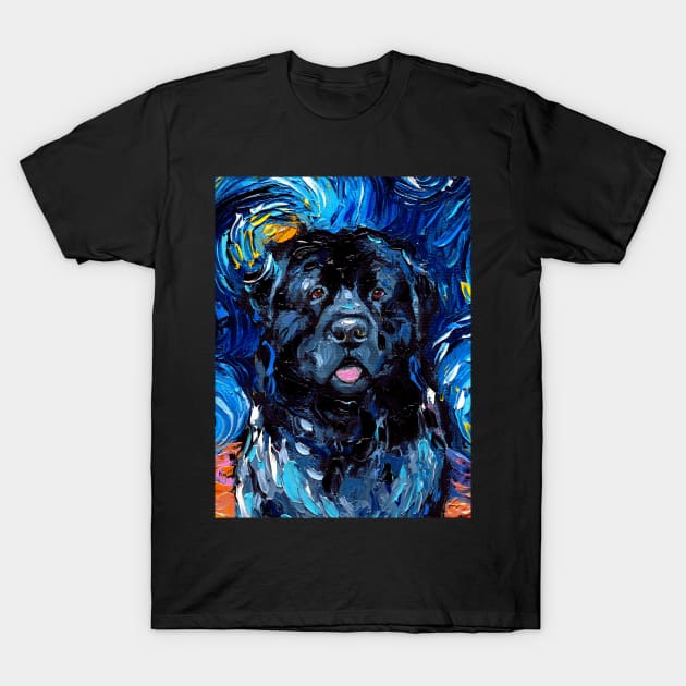 Newfoundland Night (Portrait) T-Shirt by sagittariusgallery